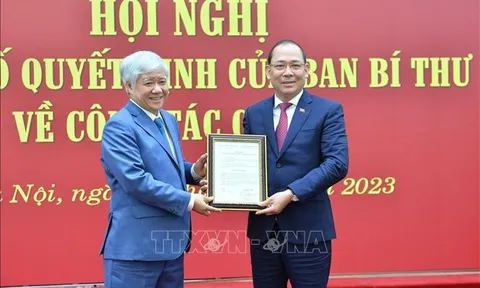 Điều động, chỉ định đồng chí Hoàng Công Thủy tham gia Đảng đoàn Mặt trận Tổ quốc Việt Nam