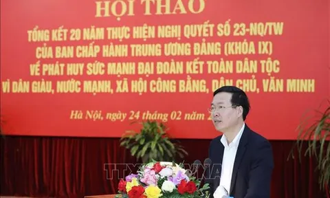 Thường trực Ban Bí thư Võ Văn Thưởng: Lợi ích chính đáng của nhân dân là điểm xuất phát, là mục tiêu của mọi chủ trương, đường lối