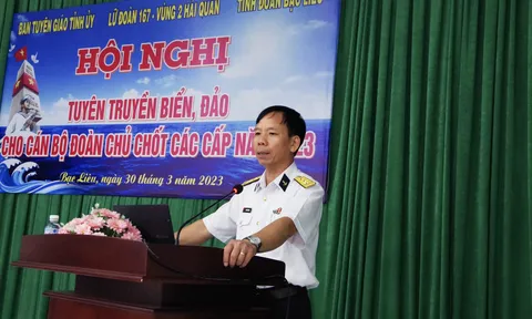Lữ đoàn 167: Thông tin về biển, đảo và tuyên truyền thu hút nguồn nhân lực tại tỉnh Sóc Trăng và tỉnh Bạc Liêu