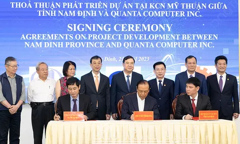 'Sếu lớn' toàn cầu về đất học Nam Định 'làm tổ'
