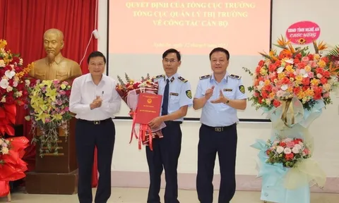 Công bố Quyết định bổ nhiệm Phó Cục trưởng Cục Quản lý thị trường tỉnh Nghệ An