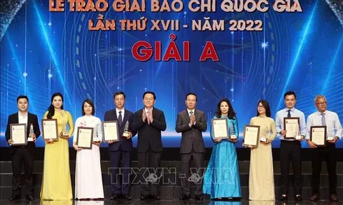 Danh sách các tác phẩm đoạt Giải Báo chí Quốc gia lần thứ XVII - năm 2022