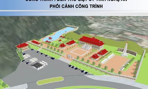 Đầu tư gần 90 tỷ đồng để xây dựng đền thờ liệt sỹ tỉnh Nghệ An 