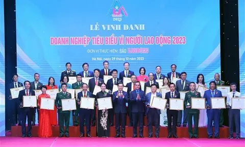 Vinh danh Doanh nghiệp tiêu biểu vì người lao động năm 2023