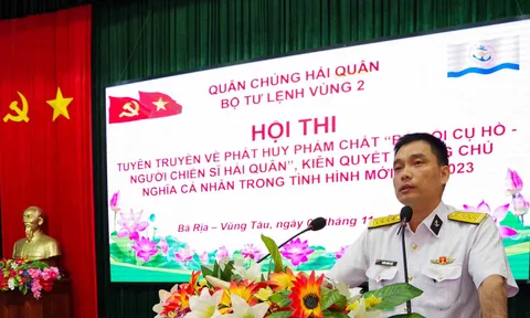 Vùng 2 Hải quân tổ chức Hội thi tuyên truyền về phát huy phẩm chất “Bộ đội Cụ Hồ - Người chiến sĩ Hải quân”