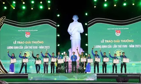 Trao Giải thưởng Lương Định Của cho 42 thanh niên xuất sắc trong lĩnh vực nông nghiệp