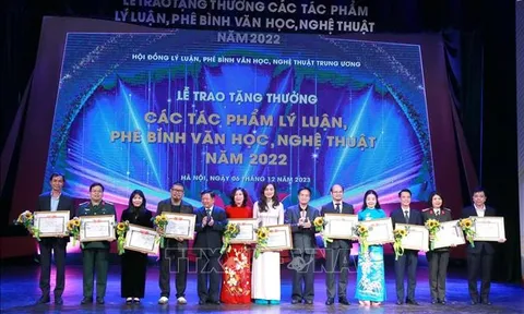 Lễ trao Tặng thưởng các tác phẩm lý luận, phê bình văn học, nghệ thuật xuất bản năm 2022