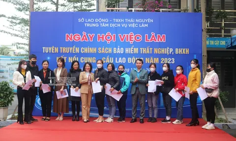 Thái Nguyên: Hiệu quả từ công tác tuyên truyền chính sách Bảo hiểm thất nghiệp, Bảo hiểm xã hội, kết nối cung cầu lao động năm 2023