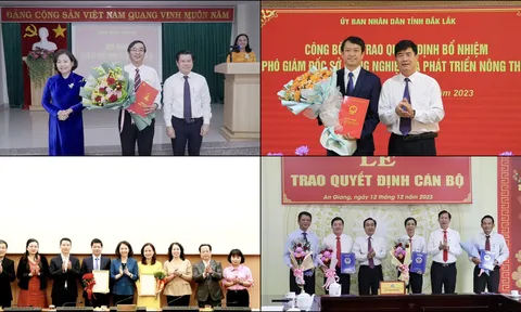 Nhân sự tuần qua: Bổ nhiệm Phó Chánh văn phòng, Giám đốc sở các tỉnh thành