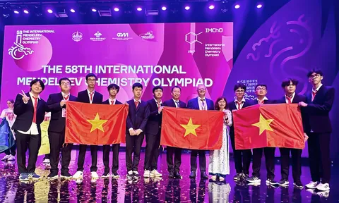 10/10 học sinh Việt Nam đoạt giải tại Olympic Hóa học quốc tế Mendeleev