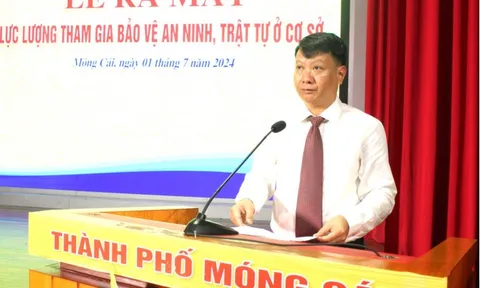 Quảng Ninh: Lễ ra mắt Lực lượng tham gia bảo vệ an ninh, trật tự ở cơ sở