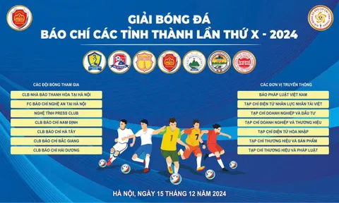 Hướng tới Giải bóng đá báo chí các tỉnh, thành lần thứ X - 2024