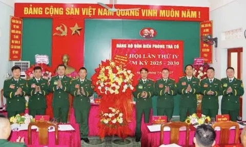 Đảng bộ Đồn Biên phòng Trà Cổ tổ chức thành công Đại hội nhiệm kỳ 2025–2030