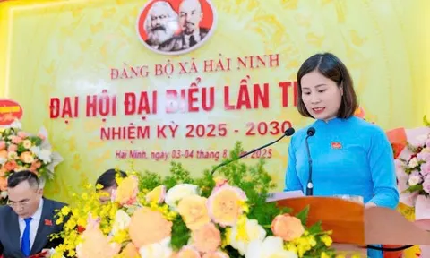 Đại hội Đảng bộ xã Hải Ninh lần I nhiệm kỳ 2025–2030: Khởi đầu mới sau sắp xếp hành chính