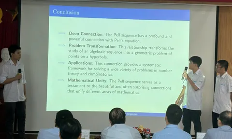 Nuôi dưỡng đam mê khoa học từ cuộc thi “Khám phá và sáng tạo trong Toán học 2025”