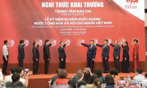 Khai trương Trung tâm Báo chí Lễ kỷ niệm 80 năm Quốc khánh