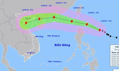 Nguy cơ ảnh hưởng trực tiếp từ bão Ragasa cấp 17 đối với các tỉnh phía Bắc