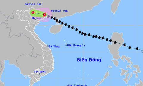 Bão số 11 Matmo suy yếu sau khi đổ bộ, Quảng Ninh – Lạng Sơn gió mạnh cấp 7, giật cấp 9