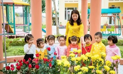 Trường Mầm non thị trấn Nga Sơn: Nơi ươm mầm những búp măng non