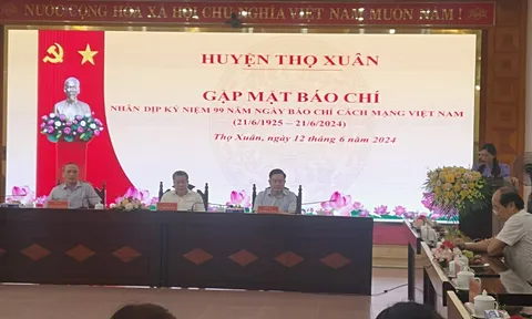 Huyện Thọ Xuân gặp mặt các các cơ quan báo chí