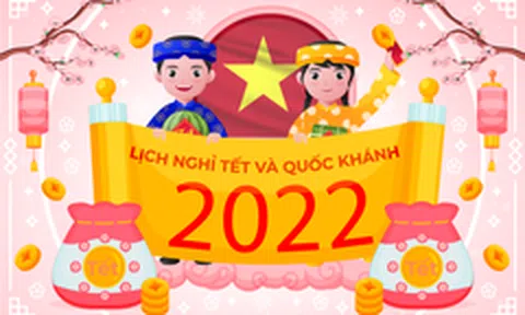 Đề xuất 7 ngày nghỉ chính thức dịp Tết Nguyên đán và Quốc khánh 2022