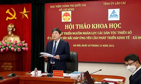 "Phát triển nguồn nhân lực các dân tộc thiểu số ở các tỉnh Tây Bắc đáp ứng yêu cầu phát triển kinh tế - xã hội"