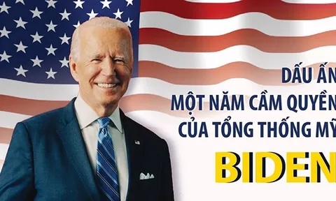 [infographic] Dấu ấn một năm cầm quyền của Tổng thống Mỹ Biden