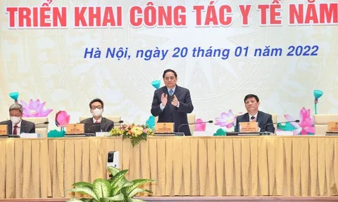 Thủ tướng Phạm Minh Chính dự Hội nghị triển khai công tác y tế năm 2022