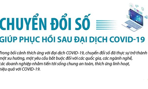 [Infographic] Chuyển đổi số giúp phục hồi sau đại dịch COVID-19