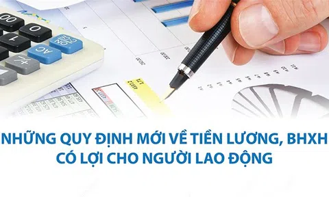 (Infographic) Những quy định mới về tiền lương, BHXH có lợi cho người lao động