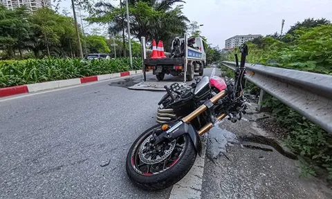 Xác định nguyên nhân thanh niên đi xe phân khối lớn tử vong trên đường vành đai 2 trên cao