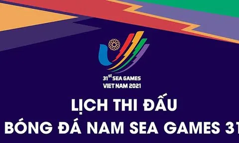 (Infographic) Lịch thi đấu bóng đá nam SEA Games 31