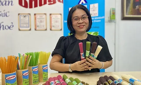 Quyết tâm đổi nghề sản xuất ống hút từ gạo, nữ giám đốc nhân sự thu lợi nhuận khủng