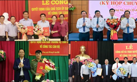 Nhân sự tỉnh thành tuần qua: Tân Phó Chủ tịch Quảng Ninh, Ninh Thuận