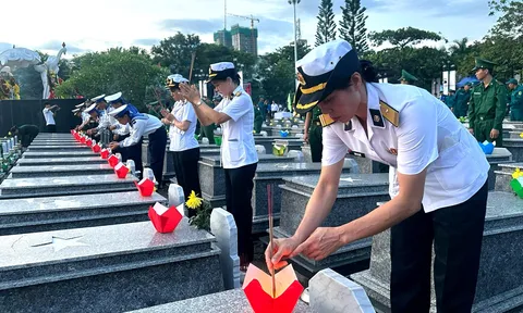 Bộ Tư lệnh Vùng 3 và Vùng 5 Hải quân với nhiều hoạt động tri ân Ngày Thương binh - Liệt sĩ