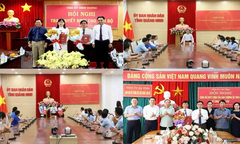 Bình Dương, Quảng Ninh, Hà Tĩnh bổ nhiệm nhân sự, lãnh đạo mới