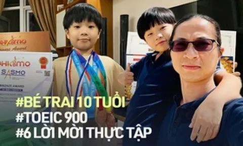 Cậu bé lớp 4 có 3 năm kinh nghiệm lập trình, TOEIC 900 và được 6 công ty game top đầu Việt Nam mời về thực tập