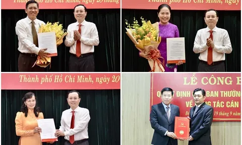 TP.HCM, Bình Phước bổ nhiệm nhân sự, lãnh đạo mới