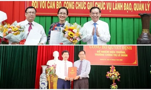 Bổ nhiệm loạt nhân sự mới tại các tỉnh Bến Tre và Quảng Trị