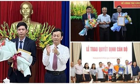 Loạt nhân sự, lãnh đạo mới được bổ nhiệm ở TP.HCM, Kon Tum