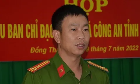 Thượng tá Bùi Đức Tài giữ chức Phó Cục trưởng Cục Cảnh sát hình sự