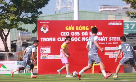 Giải bóng đá CEO O35 Đà Nẵng: Lãnh đạo doanh nghiệp trổ tài trên những đôi chân