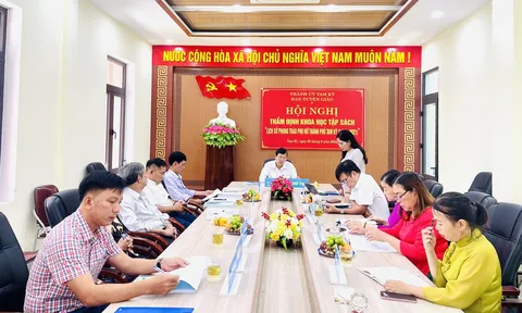 Hội nghị thẩm định khoa học tập sách “Lịch sử Hội LHPN và Phong trào phụ nữ TP. Tam Kỳ (1930 - 2021)”