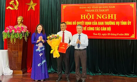 Ông Phạm Hoàng Đức làm Phó Bí thư Thành ủy Tam Kỳ