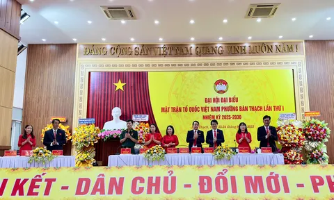 Đà Nẵng: Đại hội Đại biểu MTTQ Việt Nam phường Bàn Thạch Lần thứ I, nhiệm kỳ 2025 – 2030