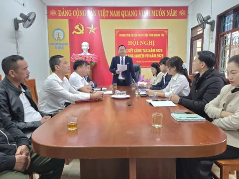 Trung tâm Tư vấn Pháp luật tỉnh Quảng Trị tổ chức Hội nghị triển khai công tác năm 2026