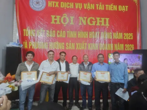 HTX Dịch vụ Vận tải Tiến Đạt Huế tổ chức tổng kết năm 2025