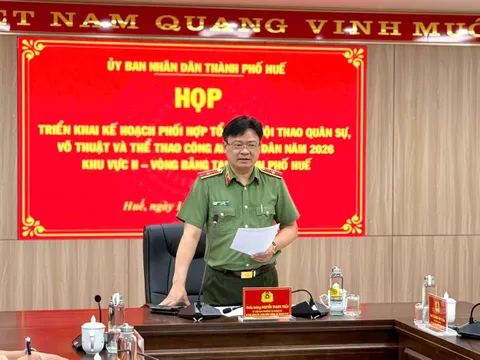Khẩn trương chuẩn bị Hội thao quân sự, võ thuật và thể thao CAND năm 2026, Khu vực II, Vòng bảng tại TP. Huế