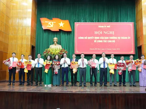 Huế điều động, bổ nhiệm loạt cán bộ chủ chốt các sở ngành