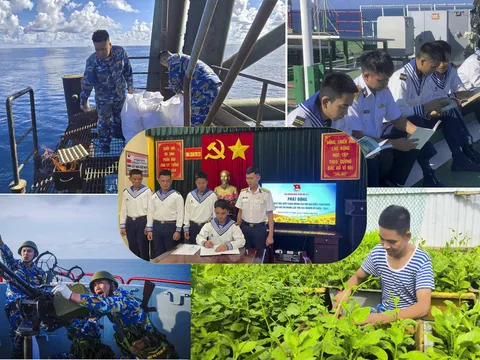 Tuổi trẻ Vùng 2 Hải quân vững vàng nơi đầu sóng